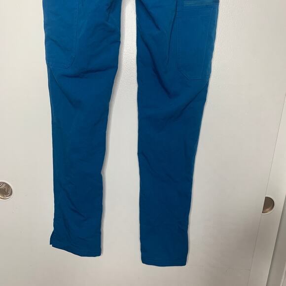 Figs women's teal 1652 Alps Blue Yola Skinny Straight Leg scrub pants SZ XXS - Picture 8 of 13